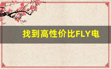 找到高性价比FLY电子烟货源的方法