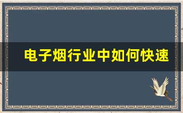电子烟行业中如何快速找到稳定的货源供应